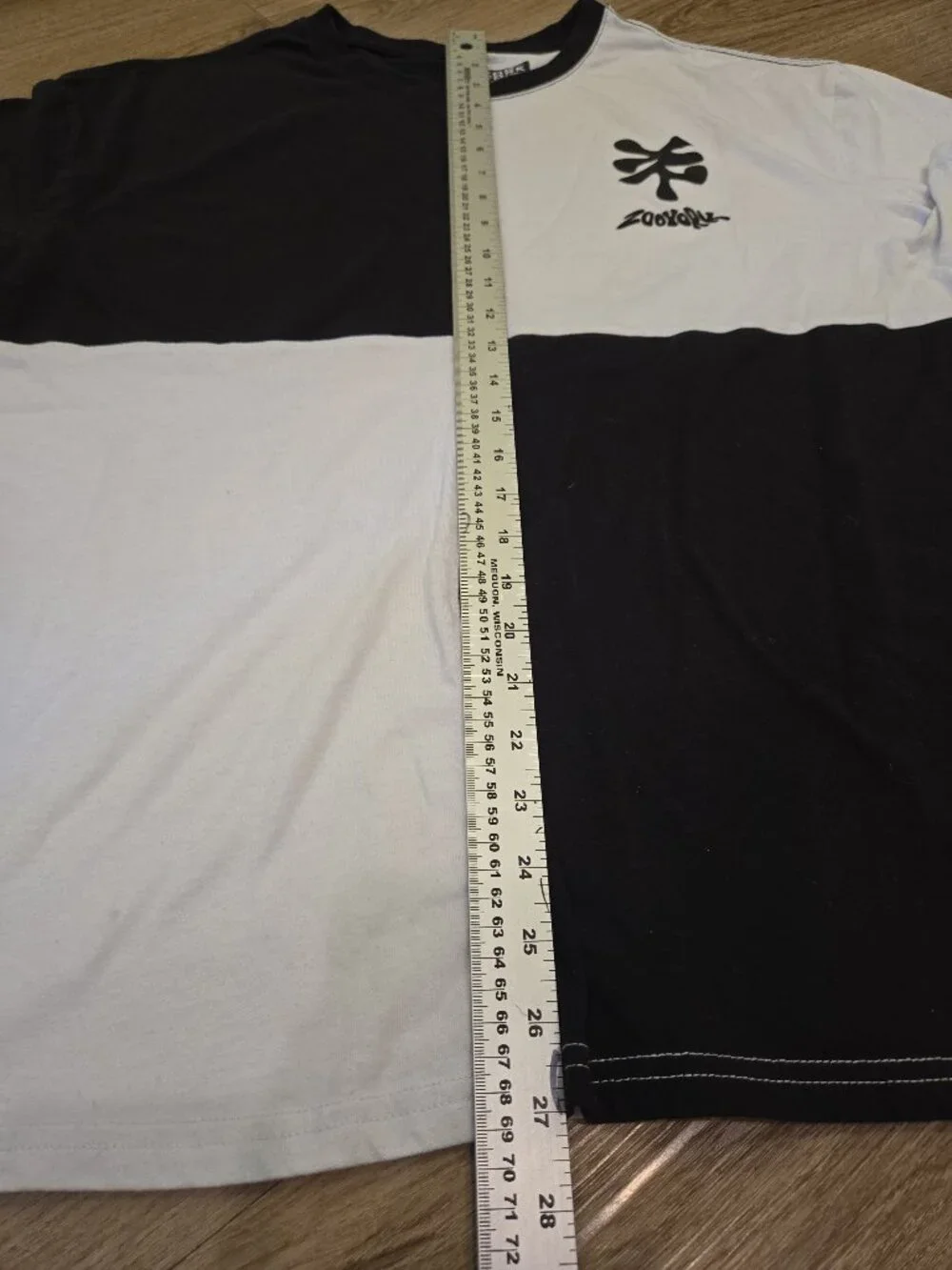 Zoo York Black & White Streetwear T-Shirt Big Logo - Picture 7 of 7